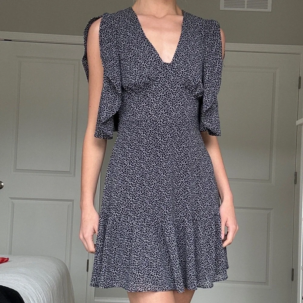 Michael Kors mini black and white dress